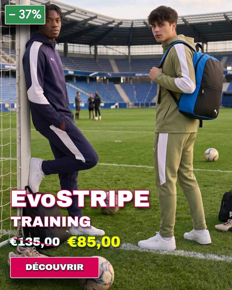 casual evostripe nos gammes teamwear